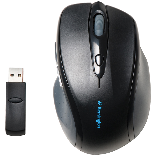 KENSINGTON PRO FIT MOUSE WIRELESS FULL SIZE BLACK