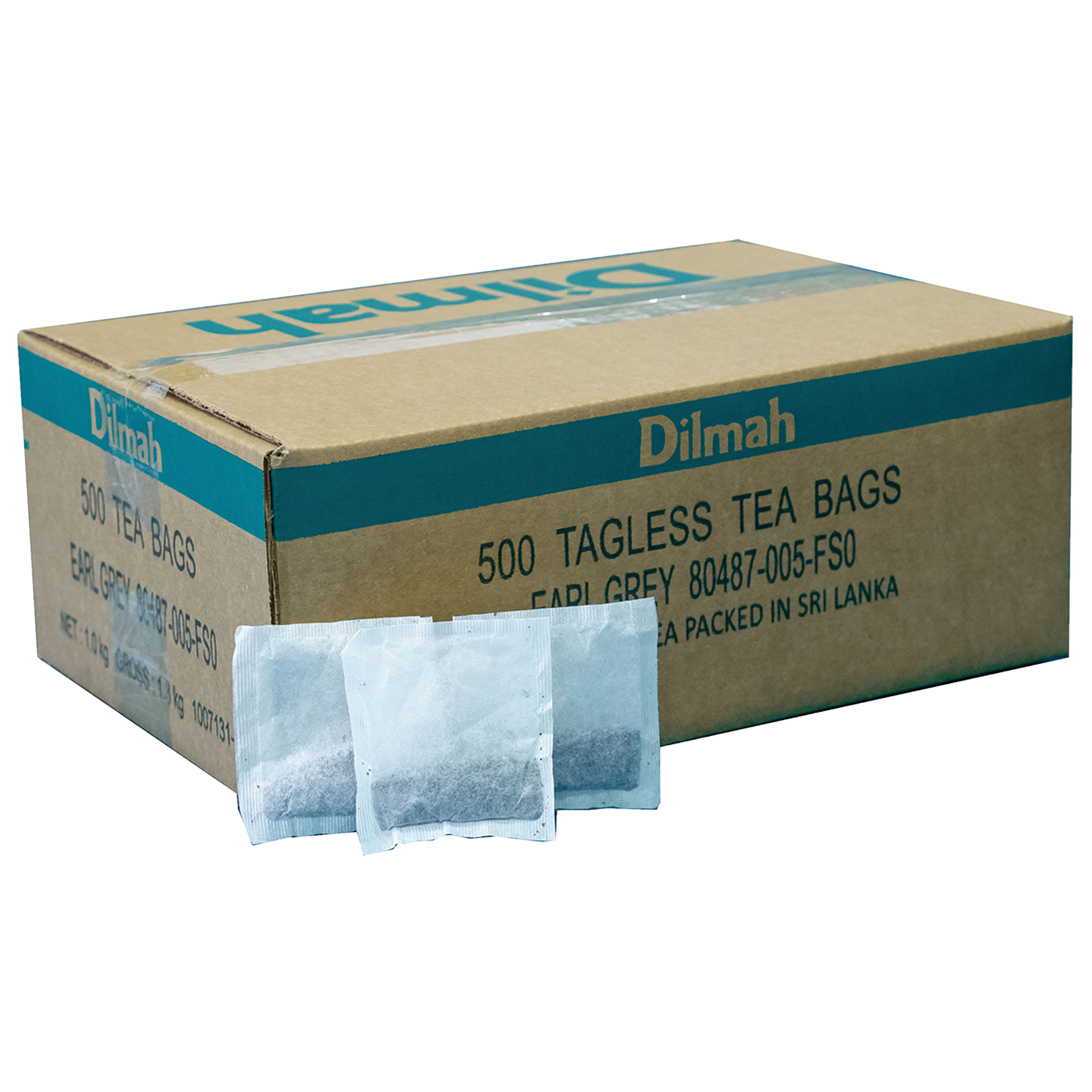 DILMAH TEA BAGS EARL GREY TAGLESS BOX 500