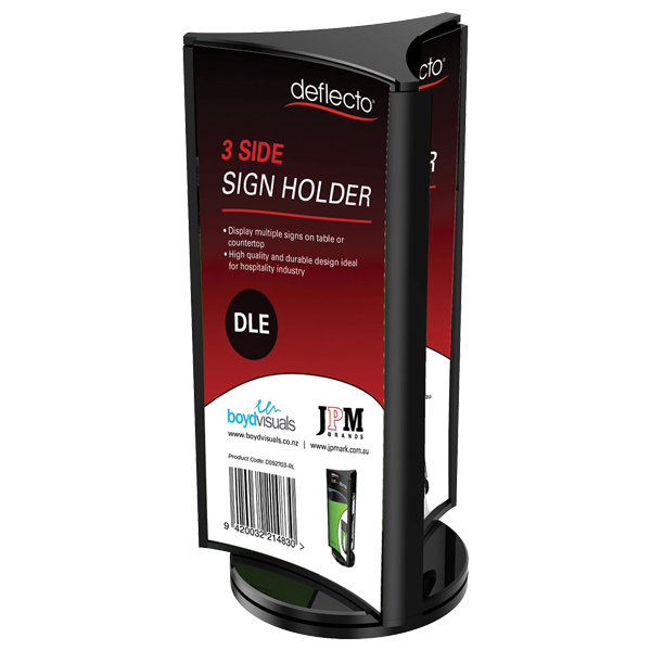 BOYD VISUALS 3 SIDED ROTATING SIGN DISPLAY DLE OPDNZ
