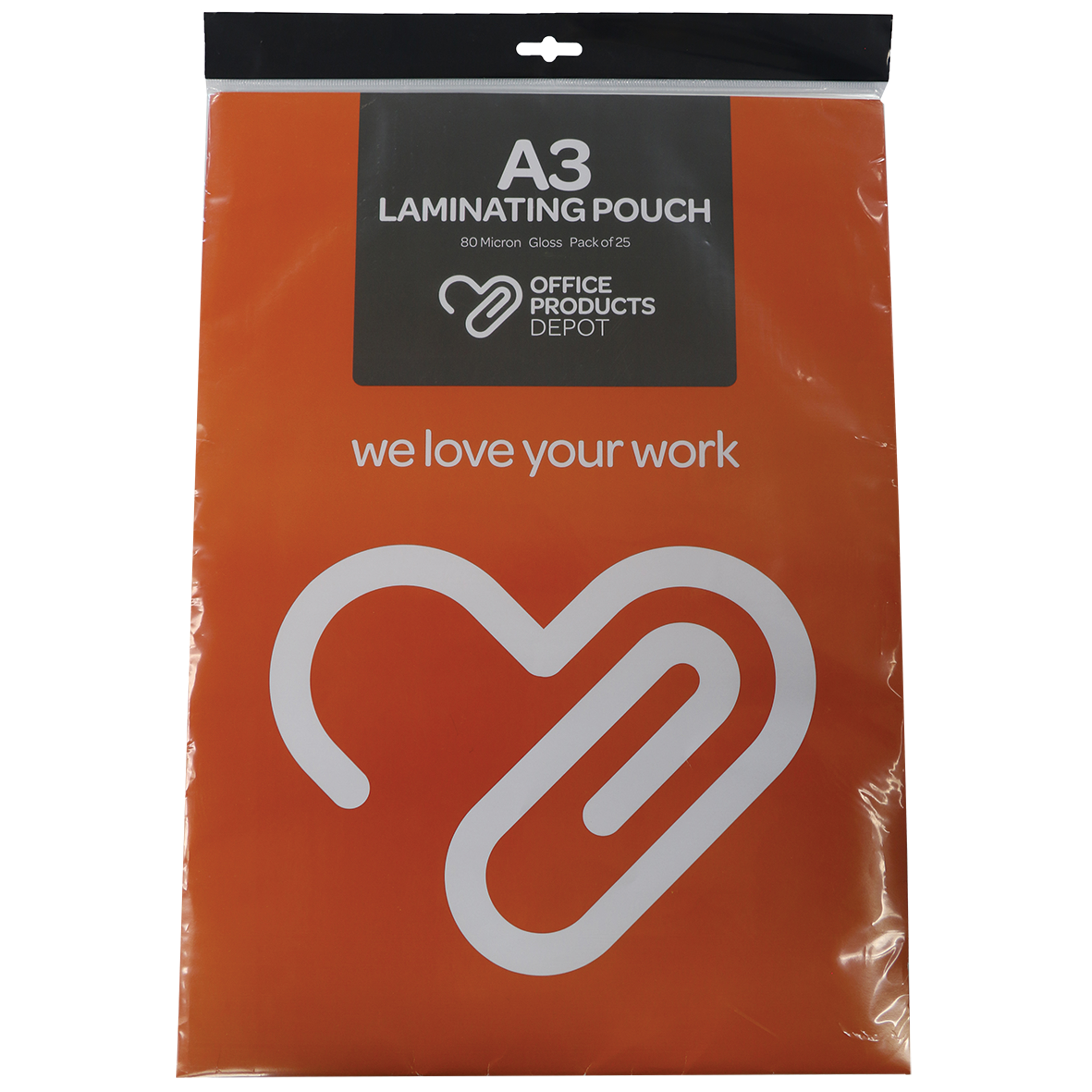 OPD LAMINATING POUCH A3 80 MICRON PACK 25