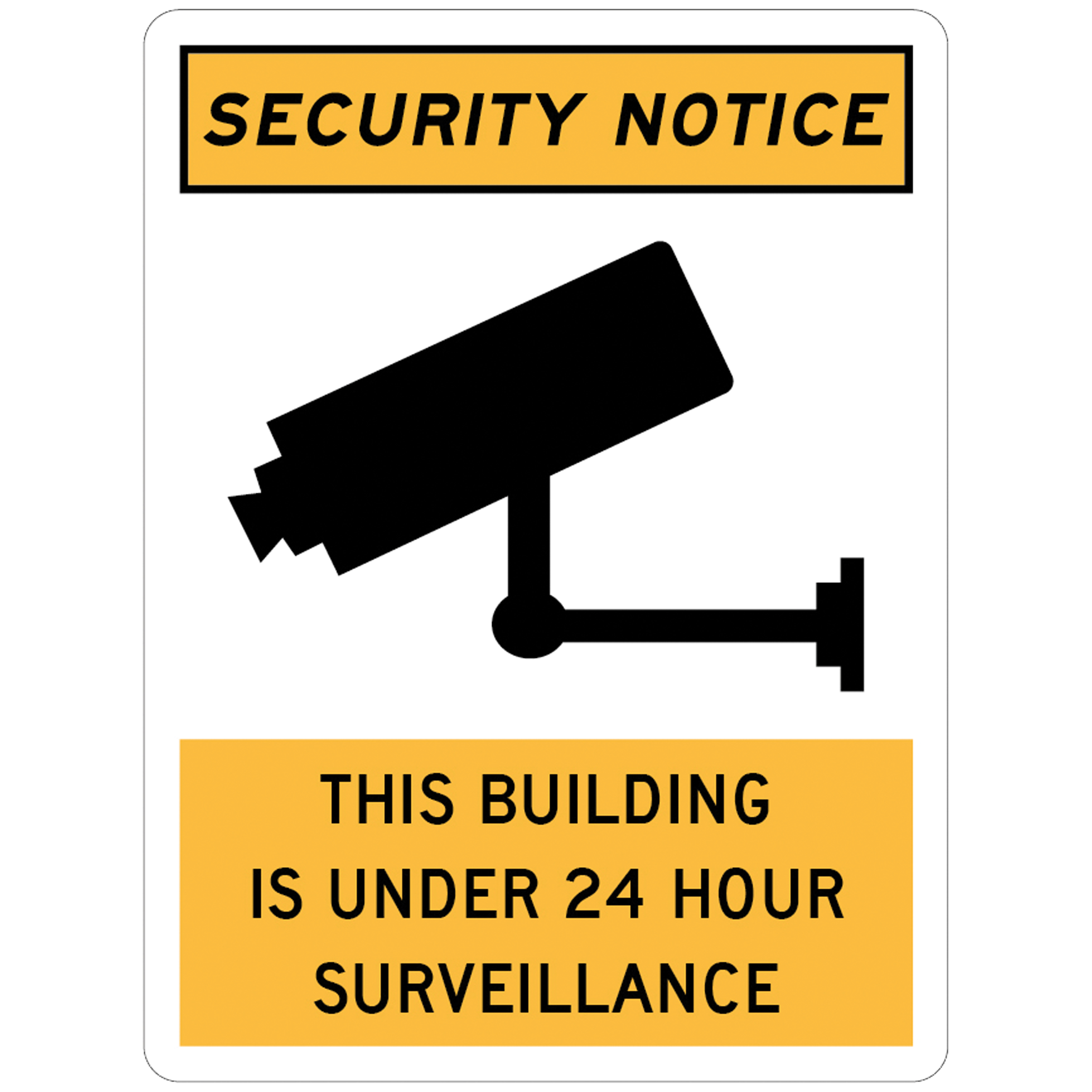 SAFETY SIGN W225 X H300MM SURVEILLANCE CAMERA OPERATING