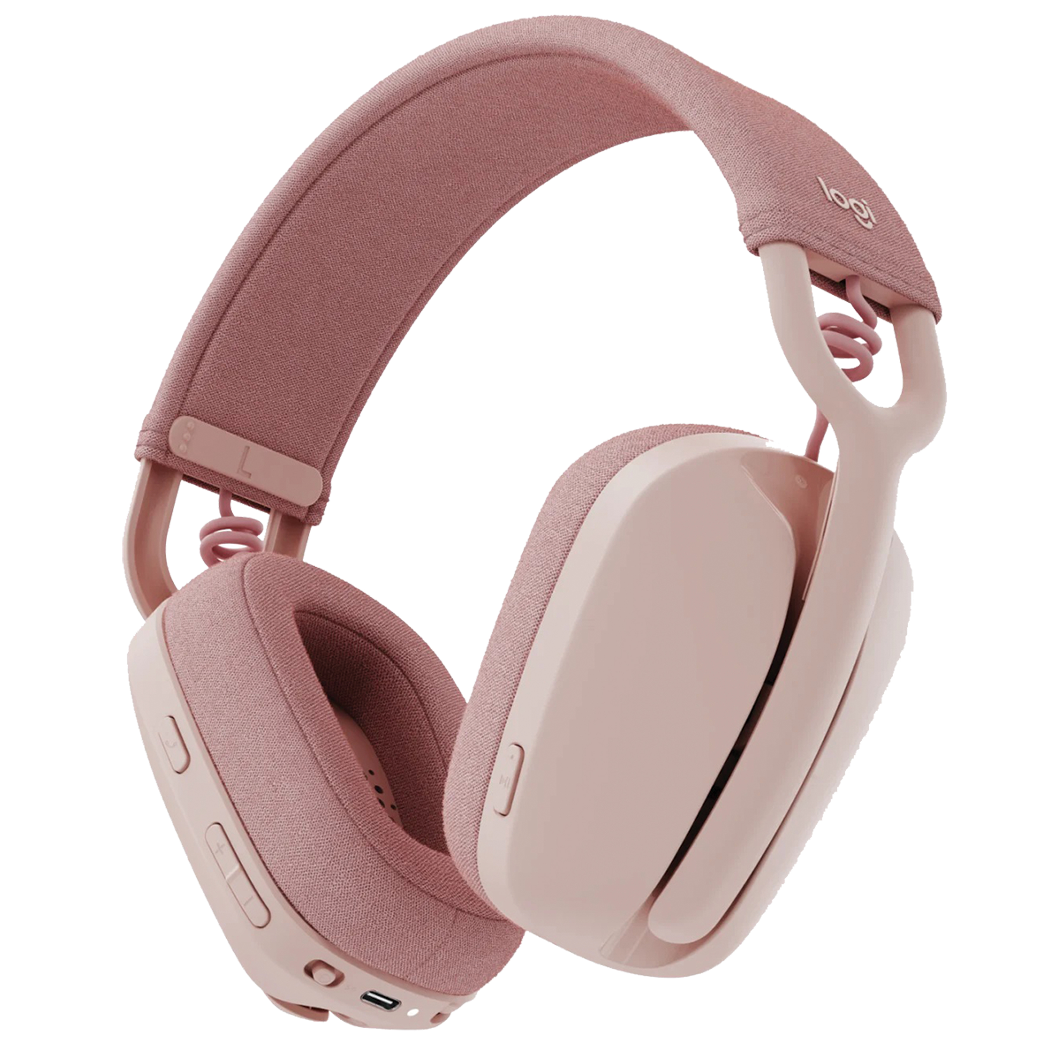 LOGITECH ZONE VIBE 100 WIRELESS HEADPHONES ROSE