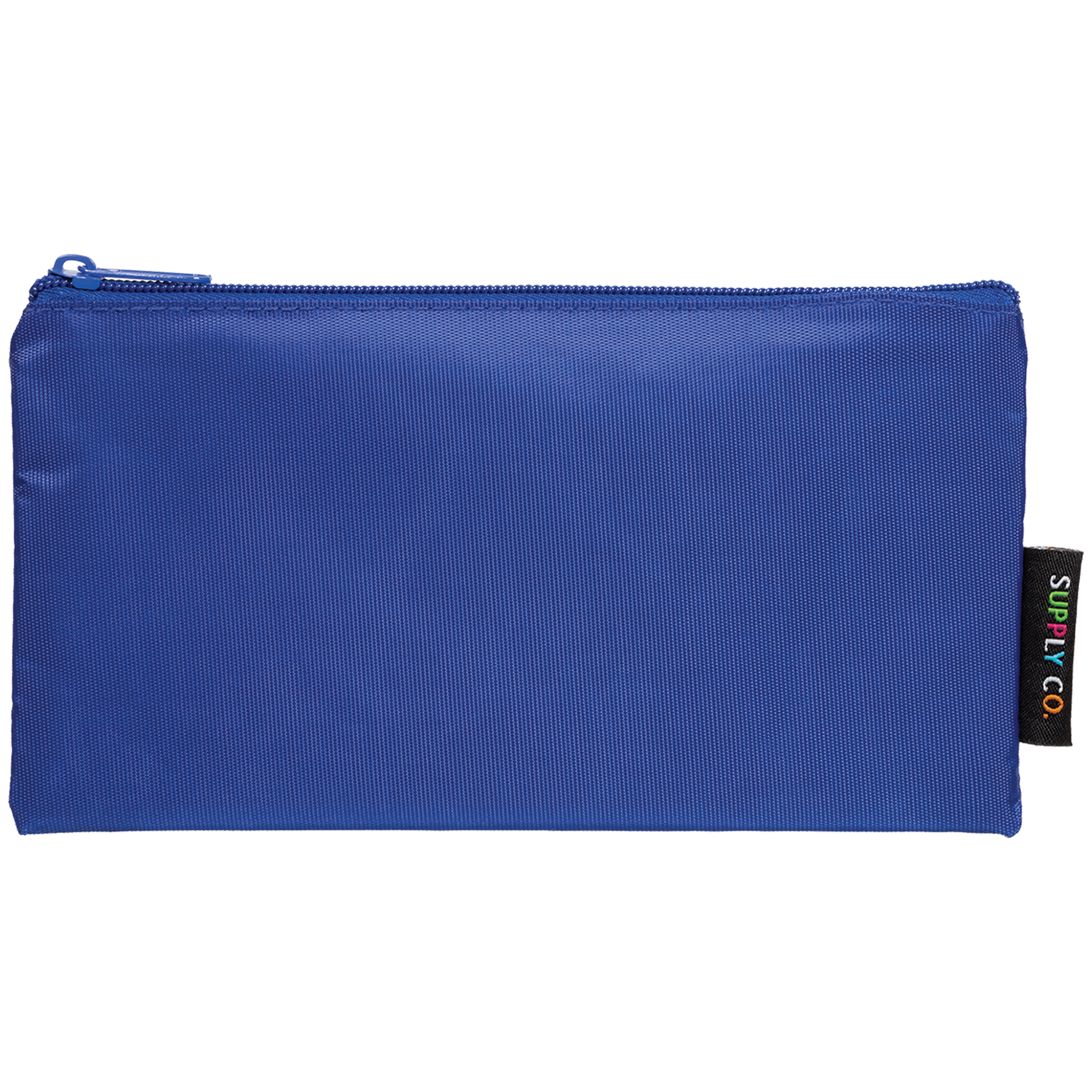 SUPPLY CO PENCIL CASE FLAT 210 X 110MM BLUE