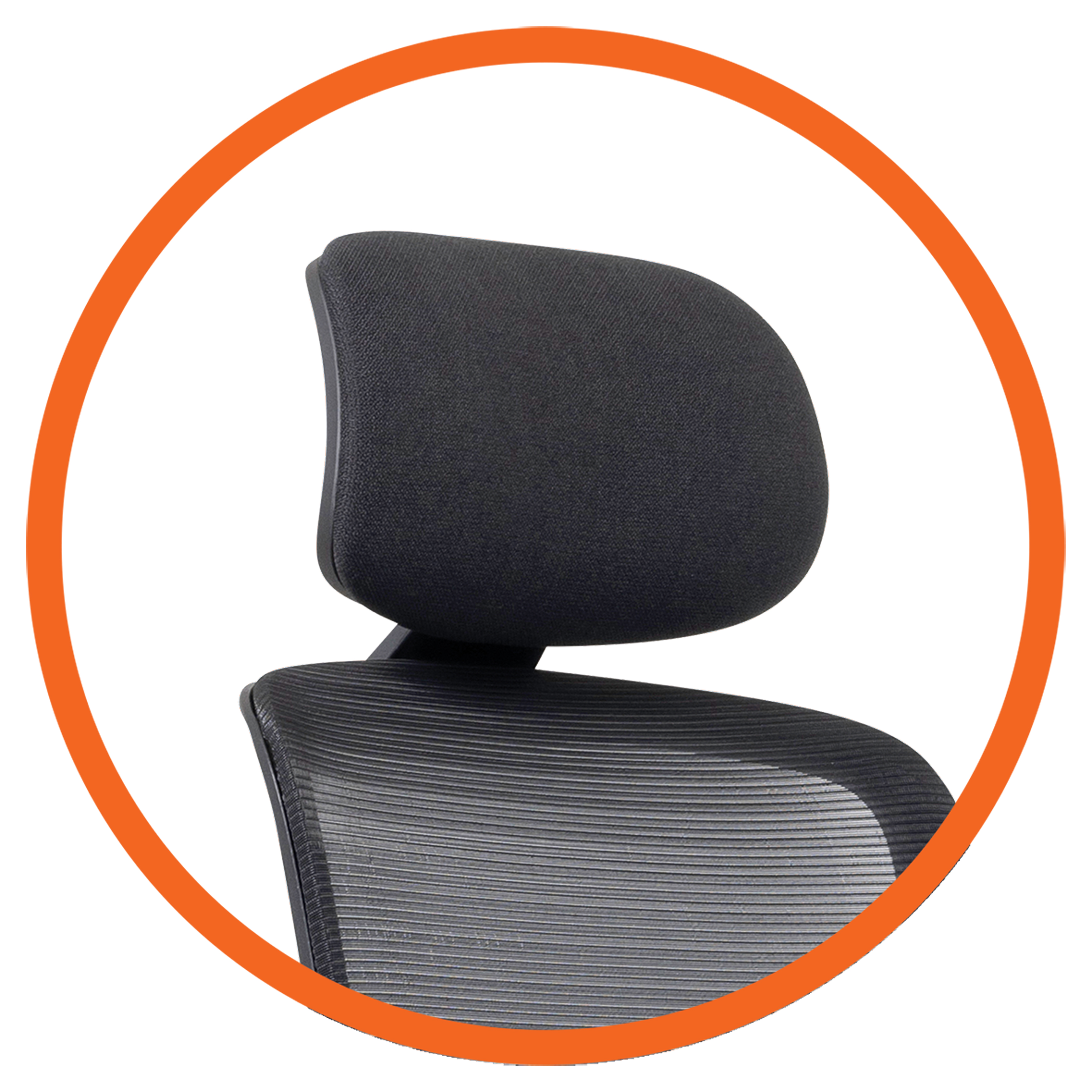 BURO ELAN HEADREST BLACK