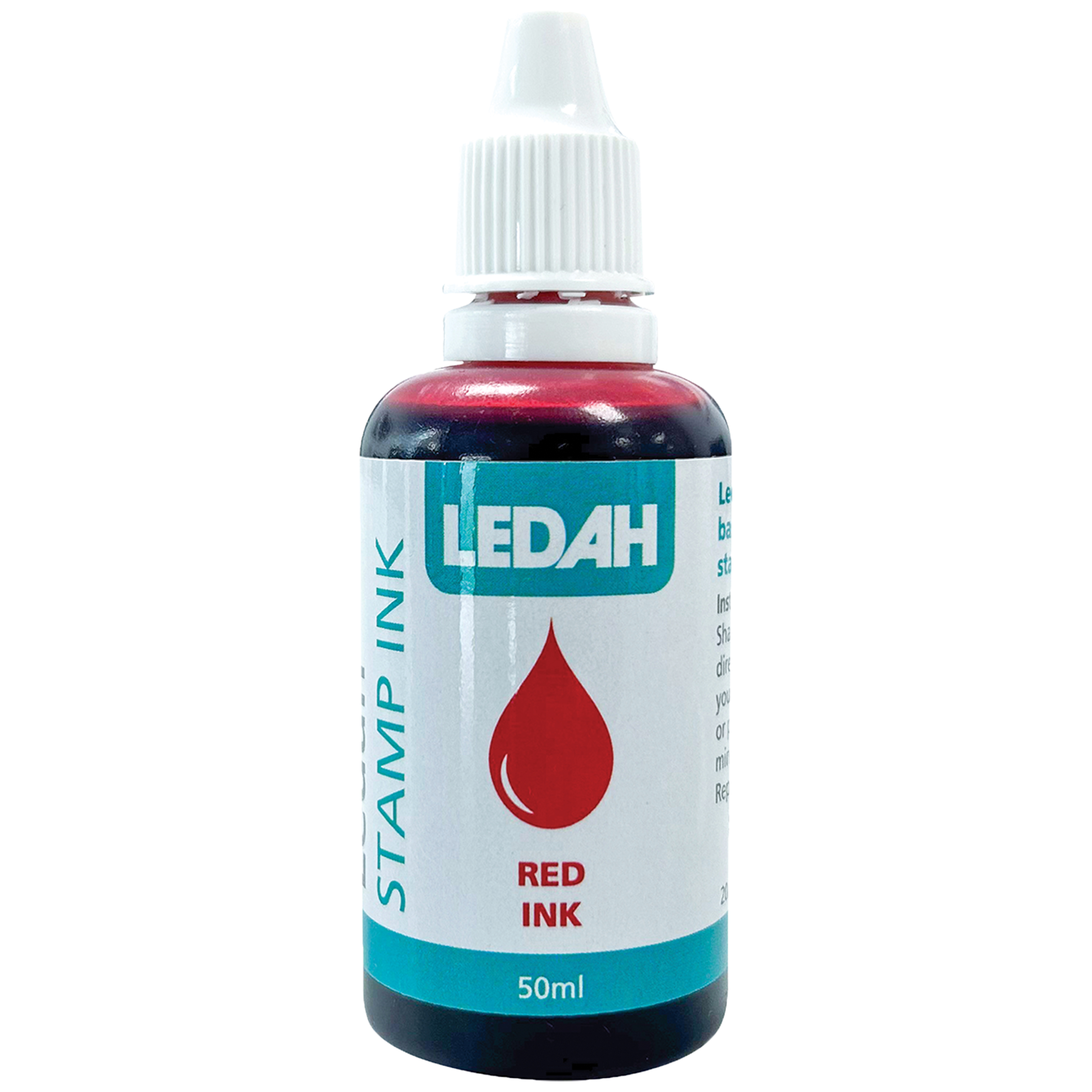 LEDAH STAMP INK 50ML RED
