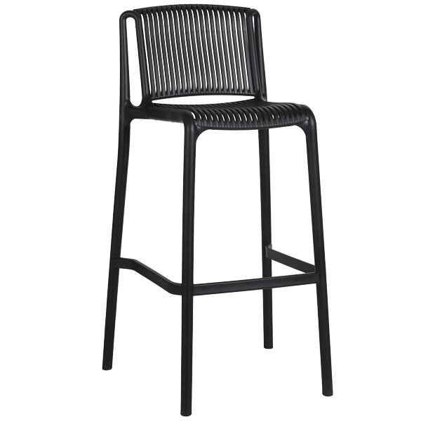 KNIGHT LEGRILLE BARSTOOL MATTE BLACK