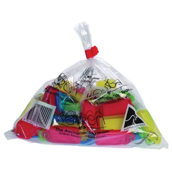 KEVRON ID5 KEYTAGS ASSORTED PACK 50