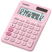 CASIO DESKTOP CALCULATOR MS20UC 12 DIGIT PINK