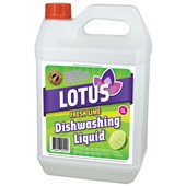 LOTUS DISHWASHING LIQUID JADE FRESH LIME BIODEGRADABLE 5L