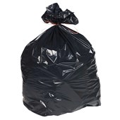 HARVEYS RUBBISH BAG 25MU W340 X D290 X L900MM BLACK PACK 30