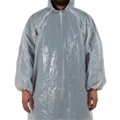 PONCHO DISPOSABLE LDPE WHITE CTN 200