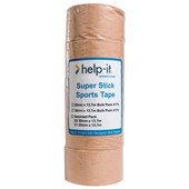 HELPIT TAPE SPORT STRAPPING RIGID W38MM X L137M FLESH PACK 5