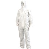 PROCHOICE COVERALL DISPOSABLE SMS 5XL WHITE