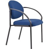 BURO ESSENCE VISITOR CHAIR STACKABLE DARK BLUE