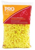 PROCHOICE PROBELL EARPLUGS DISPOSABLE EPYU500R CLASS 5 UNCORDED PAIR YELLOW BAG 500