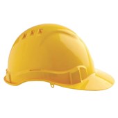 PROCHOICE HARD HAT HHV6 6 VENT 6 POINT PUSHLOCK HARNESS YELLOW