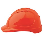 PROCHOICE HARD HAT HHV9 9 VENT 6 POINT PUSHLOCK HARNESS ORANGE