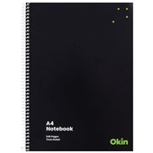OKIN SPIRAL NOTEBOOK A4 SOFT COVER 240 PAGE