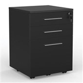 KNIGHT CUBIT MOBILE 4 DRAWER LOCKABLE W466 X D460 X H640MM BLACK