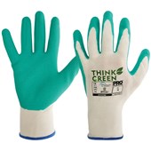 PROCHOICE THINK GREEN LATEX GRIP RECYCLED GLOVE SIZE 10