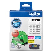 BROTHER LC432XL3PKS INK CARTRIDGE CMY PACK 3