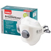 ESKO BREATHE EASY P2 FLAT FOLD MASK WITH VALVE BOX 10