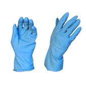 SELFGARD SILVER LINED RUBBER GLOVE BLUE XL PAIR