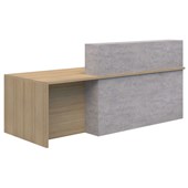 ACCENT BLOCK RECEPTION COUNTER WHEELCHAIR ACCESS W2400MM