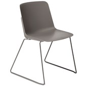 EDEN SCOUT VISITOR STACKABLE CHAIR SLED GREY