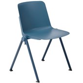 EDEN SCOUT VISITOR STACKABLE CHAIR 4LEG BLUE