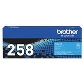 BROTHER TN258XLC HIGH YIELD TONER CYAN