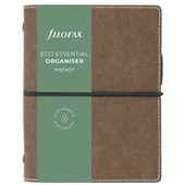 FILOFAX ECO ESSENTIAL POCKET ORGANISER DARK WALNUT