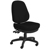 KNIGHT PLYMOUTH EXPRESS OFFICE CHAIR HIGH BACK 3 LEVER BLACK CHAIR 