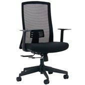 KNIGHT EAGLE MESH MIDBACK CHAIR UNASSEMBLED BLACK