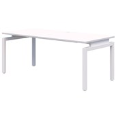 ACCENT RAPID BALANCE DESK 1200X700MM WHITE FRAME SNOW VELVET TOP