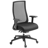 EDEN JOE LIGHT ERGONOMIC CHAIR WITH ARMS BLACK