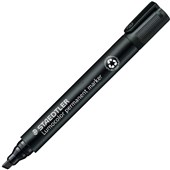 STAEDTLER 350 LUMOCOLOR PERMANENT MARKER CHISEL 50MM BLACK