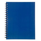 SPIRAX 512 NOTEBOOK 7MM RULED HARD COVER SPIRAL BOUND A4 200 PAGE BLUE