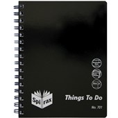 SPIRAX 701 ORGANISER NOTEBOOK THINGS TO DO WIRO BOUND 96 PAGE A5