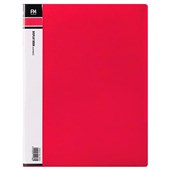 FM DISPLAY BOOK 60 POCKET A4 RED