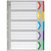 MARBIG MANILLA DIVIDER 5 TAB PORTRAIT A3 ASSORTED