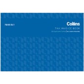 COLLINS TAX INVOICE BOOK 1 MONEY COLUMN 50 DL1 DUPLICATE NO CARBON REQUIRED W170 X L200MM 50 LEAF