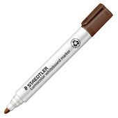 STAEDTLER 351 LUMOCOLOR WHITEBOARD MARKER BULLET 20MM BROWN