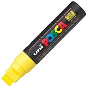 POSCA PC17K PAINT MARKER CHISEL EXTRA BROAD 15MM YELLOW