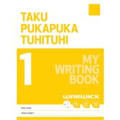 WARWICK MY WRITING BOOK 1 TAKU PUKAPUKA REO MATATINI 14MM RULED 32 LEAF