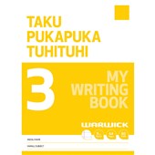 WARWICK MY WRITING BOOK 3 TAKU PUKAPUKA REO MATATINI 9MM RULED 32 LEAF