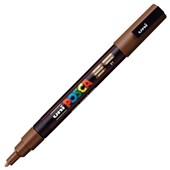 POSCA PC3M PAINT MARKER BULLET FINE 13MM BROWN