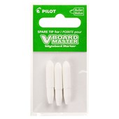 PILOT VBOARD MASTER WHITEBOARD MARKER REPLACEMENT TIP BULLET 23MM PACK 3