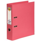 MARBIG LINEN LEVER ARCH FILE PE 75MM A4 CORAL