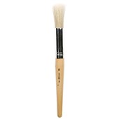 HOG HAIR PAINT BRUSH DAS SERIES 1801 ROUND BRISTLE NO 6 SHORT HANDLE